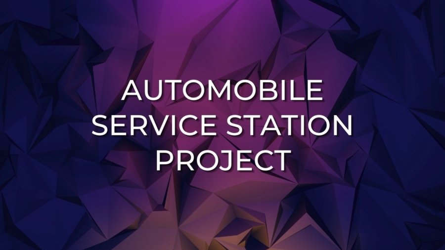 Mtech Project Download Automobile Service Station Sample Project
