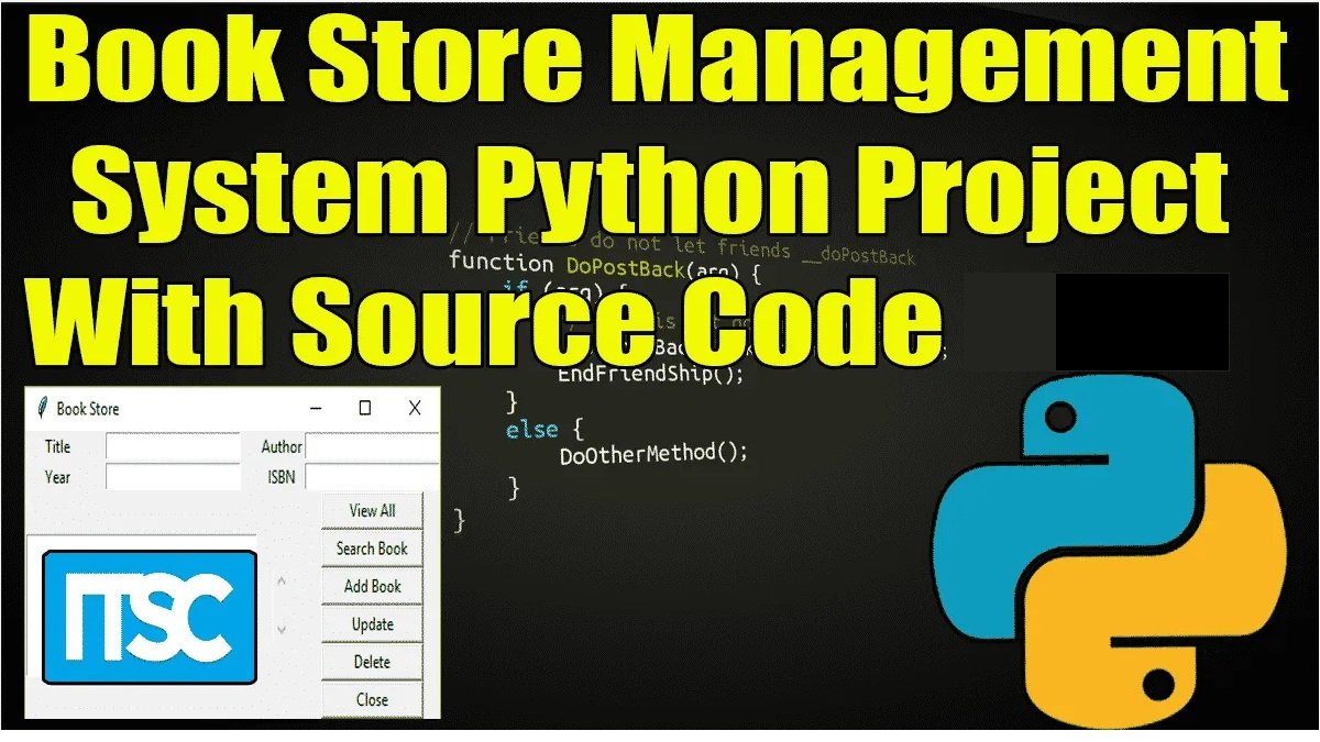 Book Shop Management System in Python with Source Code and Installation Guide