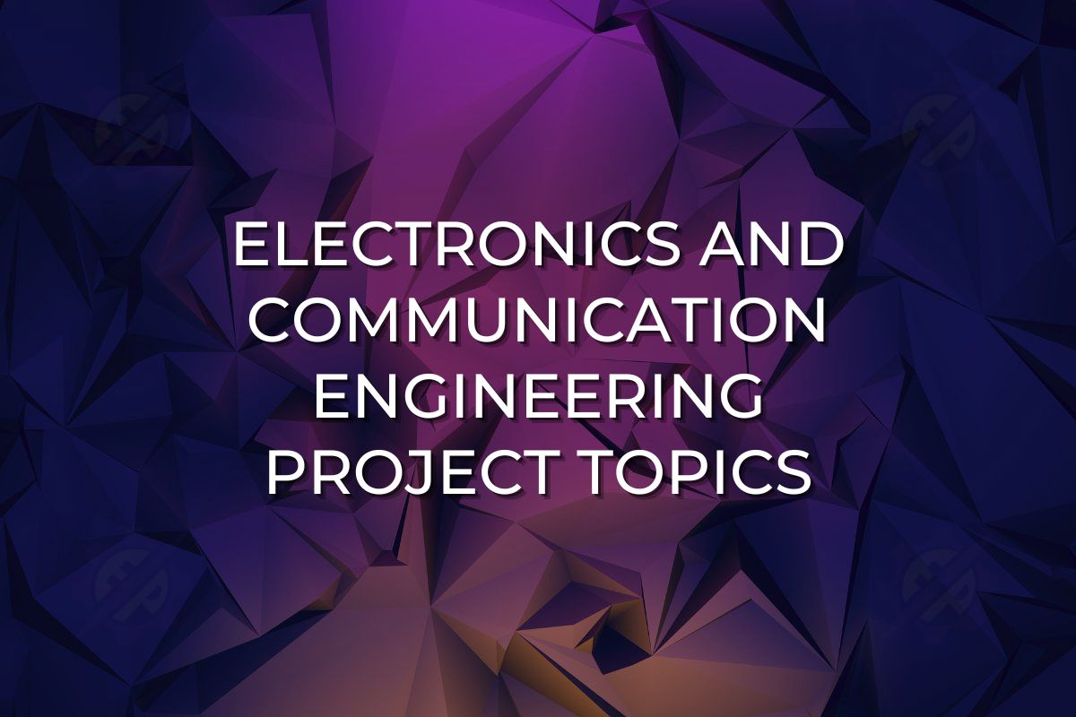 electronics and communication engineering research paper topics